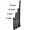Sport Fucker Locker Room Anal Shower Nozzle 6 inch / 15 cm Black (T3359)