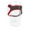 Rude Rider Neoprene Briefs Open Back Bottoms Black/Red (T7472)
