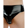 Fetisso Brief with Condom Underwear Black (T3568)