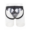 Rude Rider Neoprene Briefs Open Back Bottoms Black (T7474)