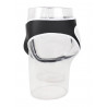 Rude Rider Neoprene Briefs Open Back Bottoms Black/White (T7483)
