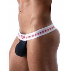 ToF Paris French Stringless Thong Underwear Navy (T8486)