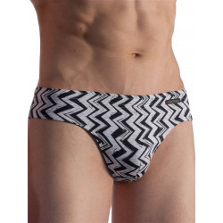 Olaf Benz Beachbrief BLU1856 Swimwear ZigZag Black/White (T6369)