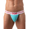 ToF Paris French Stringless Thong Underwear Turquoise