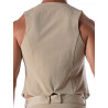 ToF Paris Patriot Chain Vest Beige (T8678)