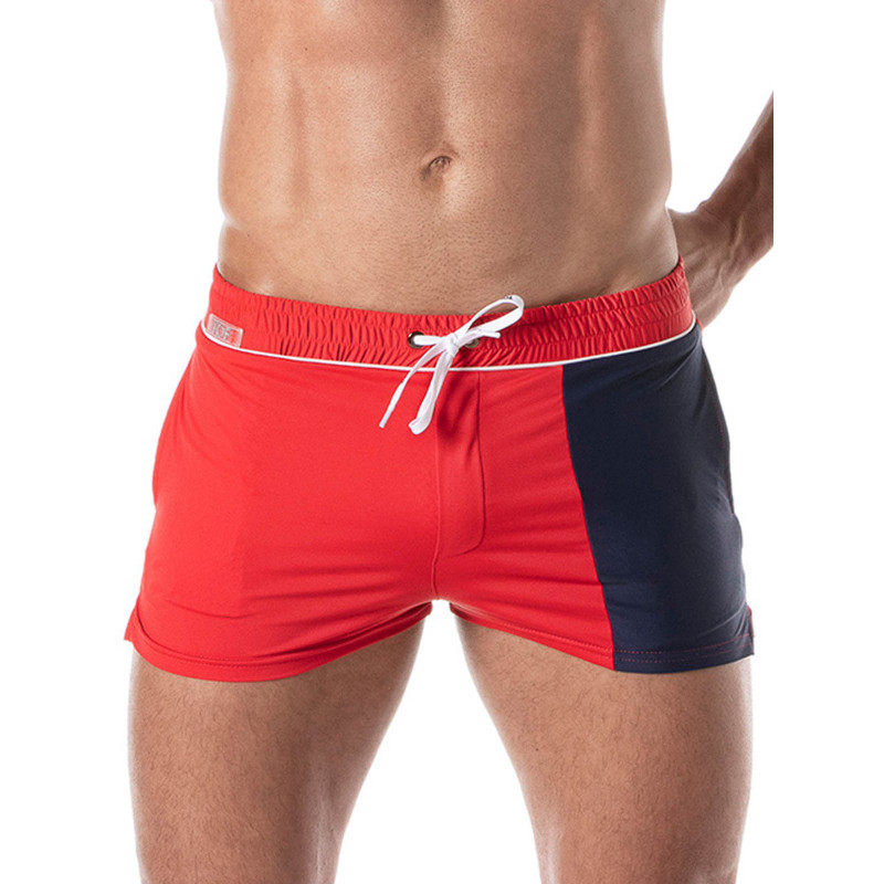 ToF Paris Holidays Swim Shorts Swimwear Red/Navy (T9124)