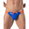 ToF Paris Holidays Swim Mini Brief Swimwear Royal/Orange (T9120)
