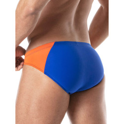 ToF Paris Holidays Swim Mini Brief Swimwear Royal/Orange (T9120)