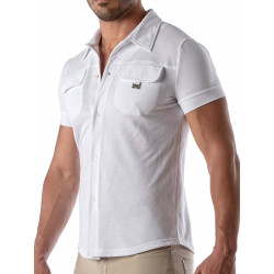 ToF Paris Pique Cotton Shirt White (T9466)