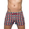 2eros S50 Bronte Printed Swim Shorts S50 Retro Red (T9654)