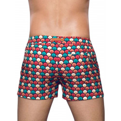 2eros S50 Bronte Printed Swim Shorts S50 Retro Red (T9654)