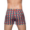 2eros S50 Bronte Printed Swim Shorts S50 Retro Red (T9654)