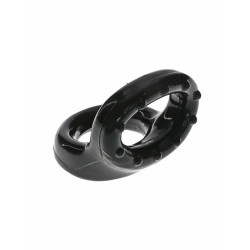 RudeRider Double Ring TPE Black (T9737)