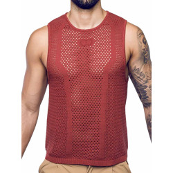 2eros Amalfi Singlet Tank Top Burnt Brown (T9863)