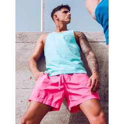 Supawear Racer Back Singlet Turquoise Blue (T9876)