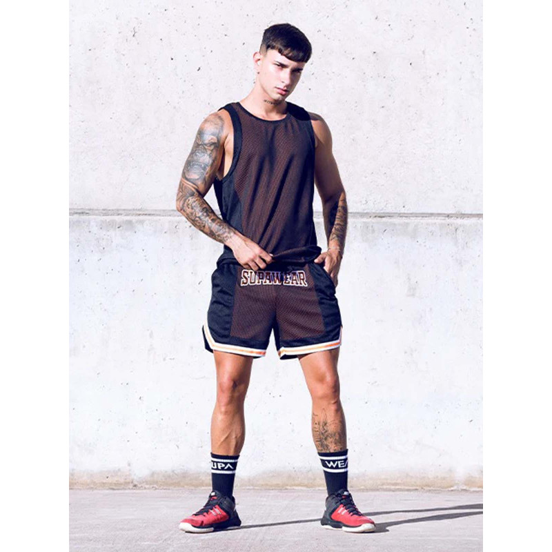 Supawear Swish Mesh Singlet Neon Orange (T9886)
