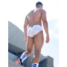 2Eros Aktiv Pegasus Brief Underwear White/Tan (T8838)