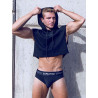 Supawear Cropped Hoodie Black (T9932)