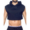 Supawear Cropped Hoodie Black (T9932)