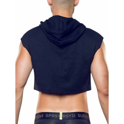 Supawear Cropped Hoodie Black (T9932)