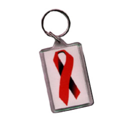 Red Ribbon Key Ring (T5140)