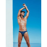 2Eros V20 Signature Print Swim Brief Navy (T11104)
