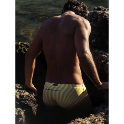 2Eros V40 Printed Swim Briefs Sunga Dolce Yellow (T9969)