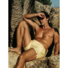 2Eros S70 Byron Print Shorts Swimwear Signature Yellow (T9975)