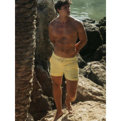 2Eros S70 Byron Print Shorts Swimwear Signature Yellow (T9975)