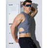 Supawear SPR Cropped Singlet Tank Top Grey (T9974)
