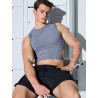 Supawear SPR Cropped Singlet Tank Top Grey (T9974)