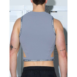 Supawear SPR Cropped Singlet Tank Top Grey (T9974)