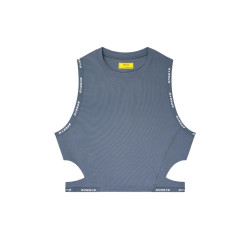 Supawear SPR Cropped Singlet Tank Top Grey (T9974)