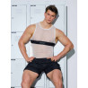 Supawear Mesh Dual Tone Tank Black & White (T9981)