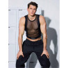 Supawear Mesh Monotone Crop Tank Black (T9984)