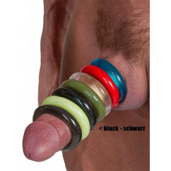 Sport Fucker Chubby Rubber Cockring Black (T4613)