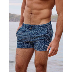 2Eros S50 Bronte Print Swim Shorts Naiad Navy (T11220)