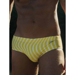 2Eros V40 Printed Swim Briefs Sunga Dolce Yellow (T9969)