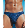 2Eros V20 Signature Print Swim Brief Navy (T11104)