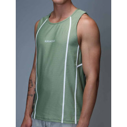 Supawear Airflow Singlet Tank Top Green (T11215)