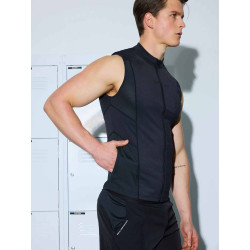 Supawear Gym2Street Half-Zip Vest Black (T11218)