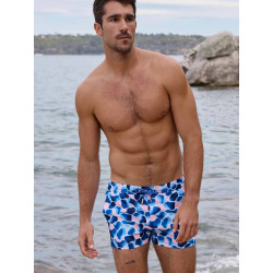 2Eros S50 Bronte Printed Shorts Swimwear Aqua Navy (T11230)