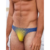 2Eros V20 Printed Swim Brief Comic Yellow/Navy (T11213)