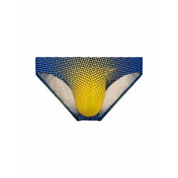2Eros V20 Printed Swim Brief Comic Yellow/Navy (T11213)