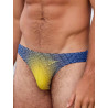 2Eros V20 Printed Swim Brief Comic Yellow/Navy (T11213)