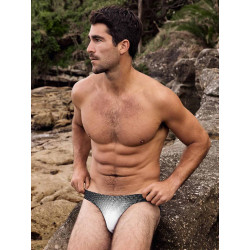 2Eros V20 Printed Swim Brief Comic Black/White (T11214)