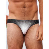 2Eros V20 Printed Swim Brief Comic Black/White (T11214)