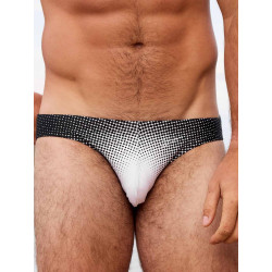 2Eros V20 Printed Swim Brief Comic Black/White (T11214)