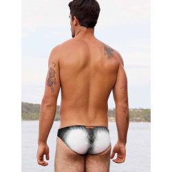 2Eros V20 Printed Swim Brief Comic Black/White (T11214)