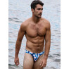 2eros V20 Printed Swim Brief Aqua Navy (T11231)